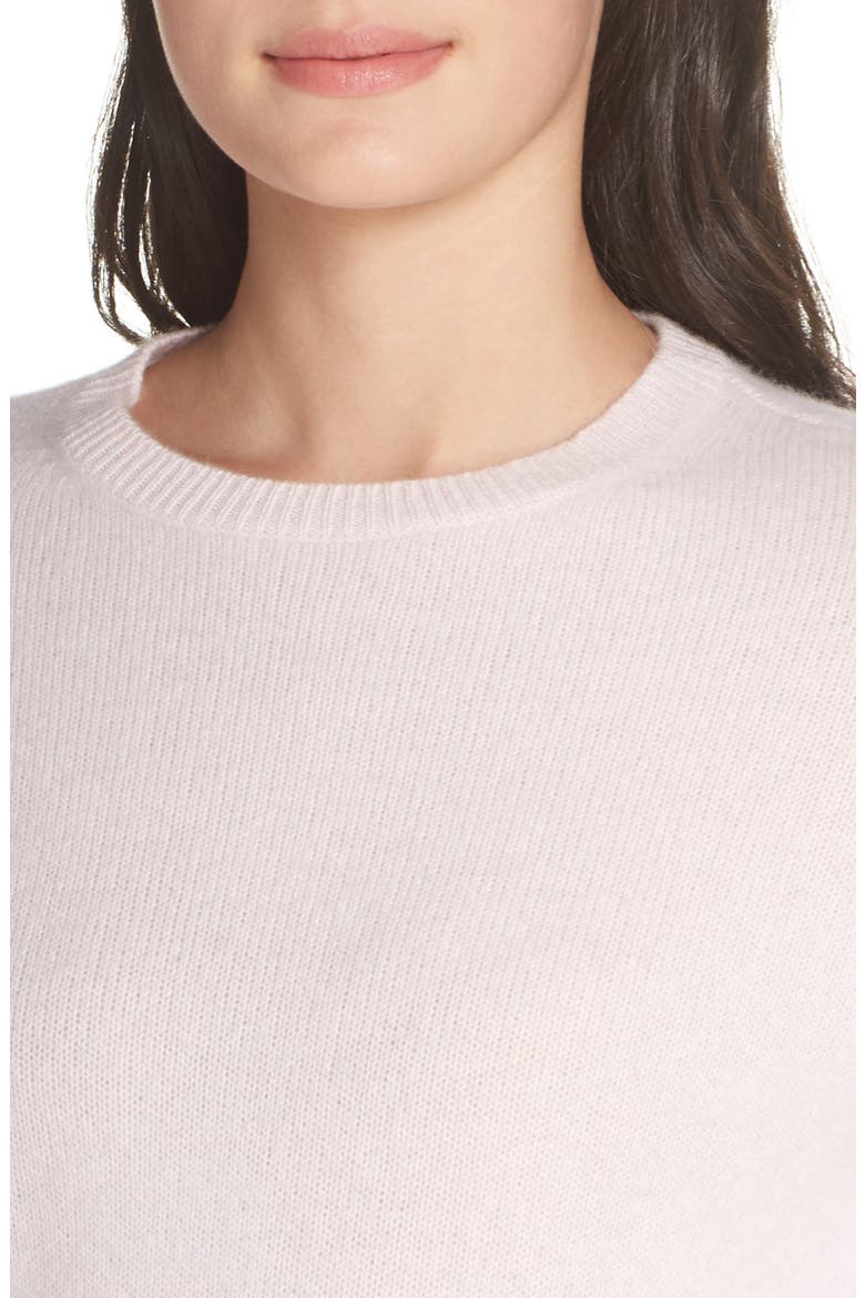 Cashmere & Silk Crewneck Pullover (Nordstrom Exclusive), Alternate, color, PINK