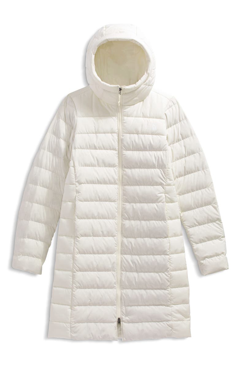 The North Face Aconcagua Water Repellent Parka, Alternate, color, White Dune