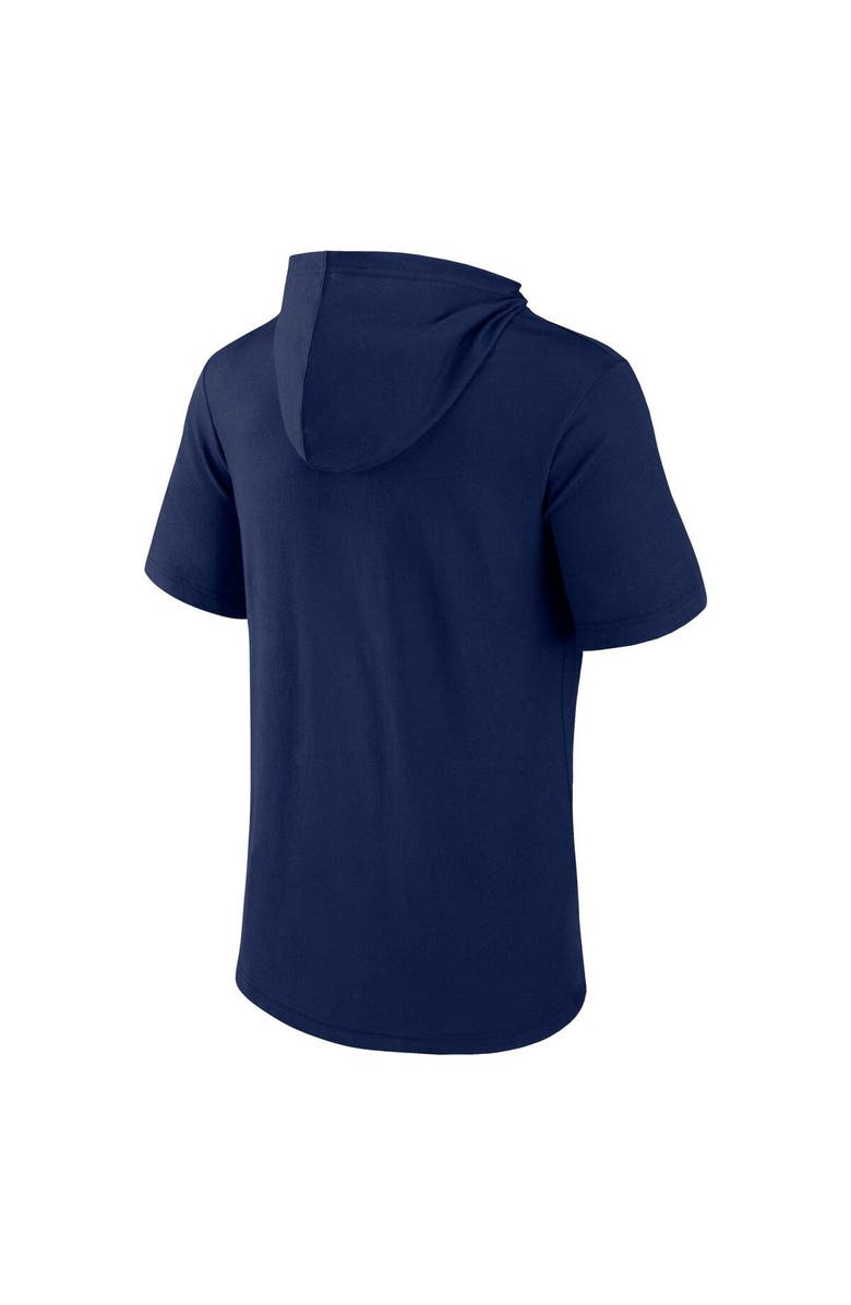 FANATICS Men's Fanatics Branded Navy Detroit Tigers Offensive Strategy Short Sleeve Pullover Hoodie, Alternate, color, 