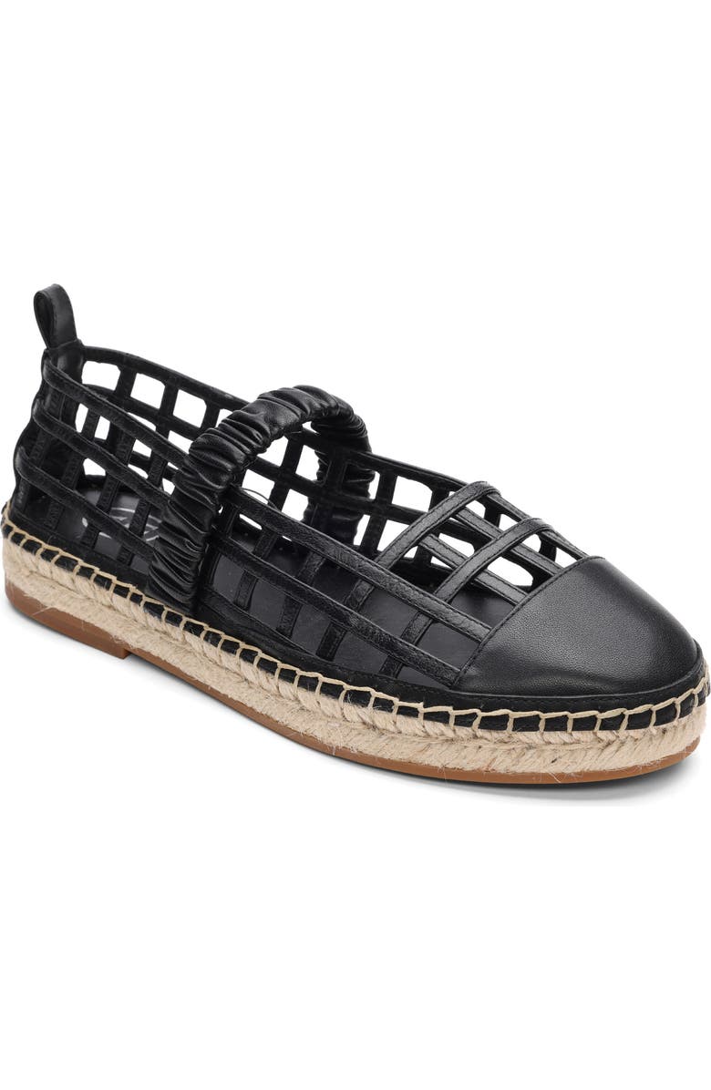 Ash Elly Espadrille Flat, Main, color, Black