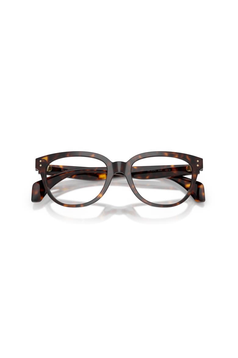 50mm Rectangle optical glasses, Alternate, color, Tortoise