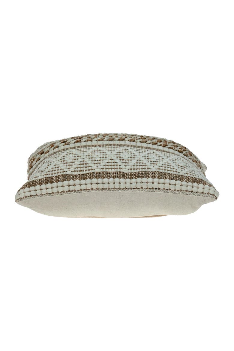 Lennon Transitional Ivory Throw Pillow, Alternate, color, IVORY