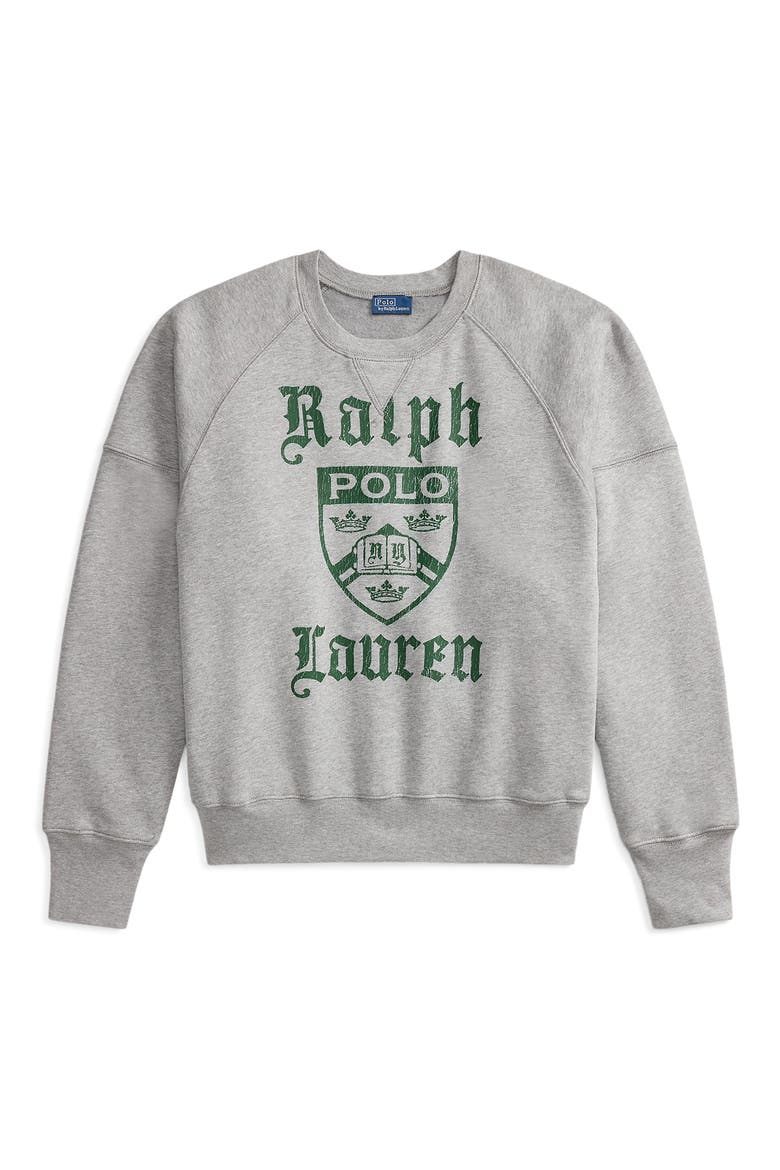 Graphic Sweatshirt, Alternate, color, LEAGUE HEATHER
