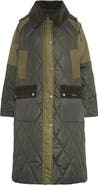 Barbour Cookston Quilted Coat with Removable Hood