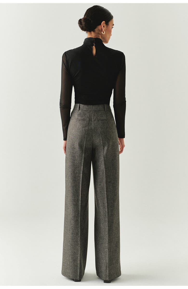 Exquise Wide Leg Pocketed Pants, Alternate, color, Grey