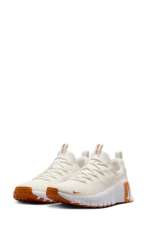 Nike Free Metcon 6 Training Shoe In Sail/monarch