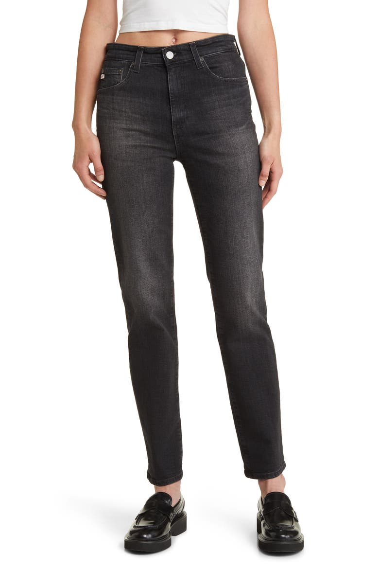 Saige Ankle Straight Leg Jeans, Main, color, 6 YEARS CATALYST