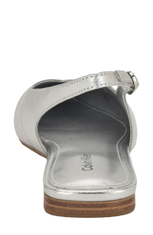 Calvin Klein Galiana Slingback Pointed Toe Flat