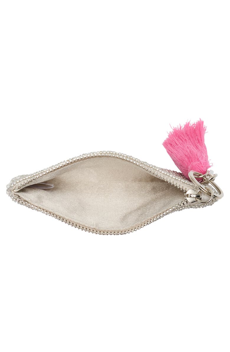 Collection XIIX Beaded Flamingo Coin Purse, Alternate, color, Multi