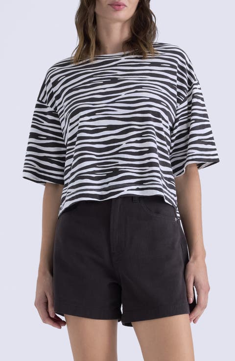 Mae Boxy Crop T-Shirt