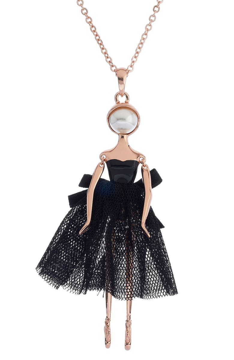 Ted Baker London 'Claraa Ballerina' Pendant Necklace, Main, color,