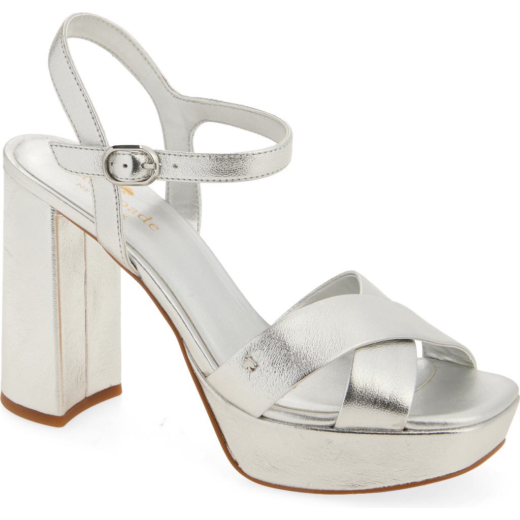 Kate Spade New York Delia Platform Sandal In Silver