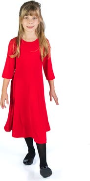 24sevenKid Knee Length Fit and Flare Comfortable Party Dress