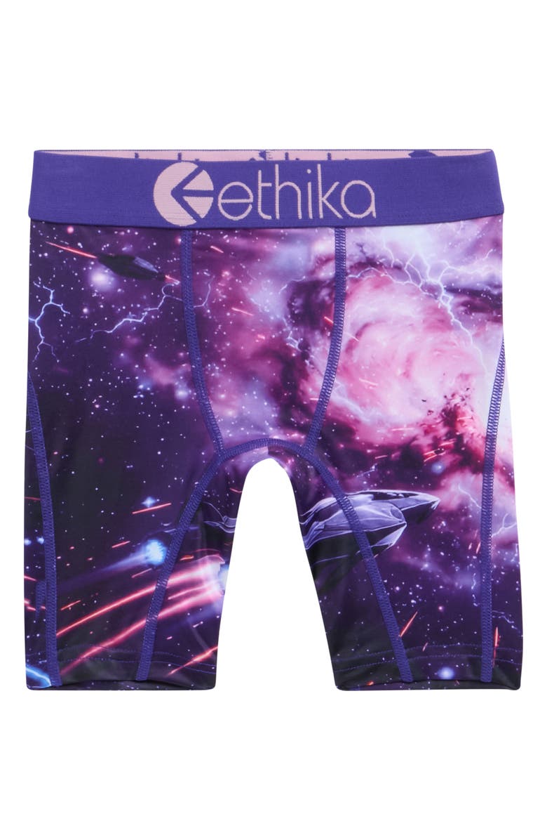 Ethika Kids' Space Ware Boxer Briefs, Main, color, Space Ware