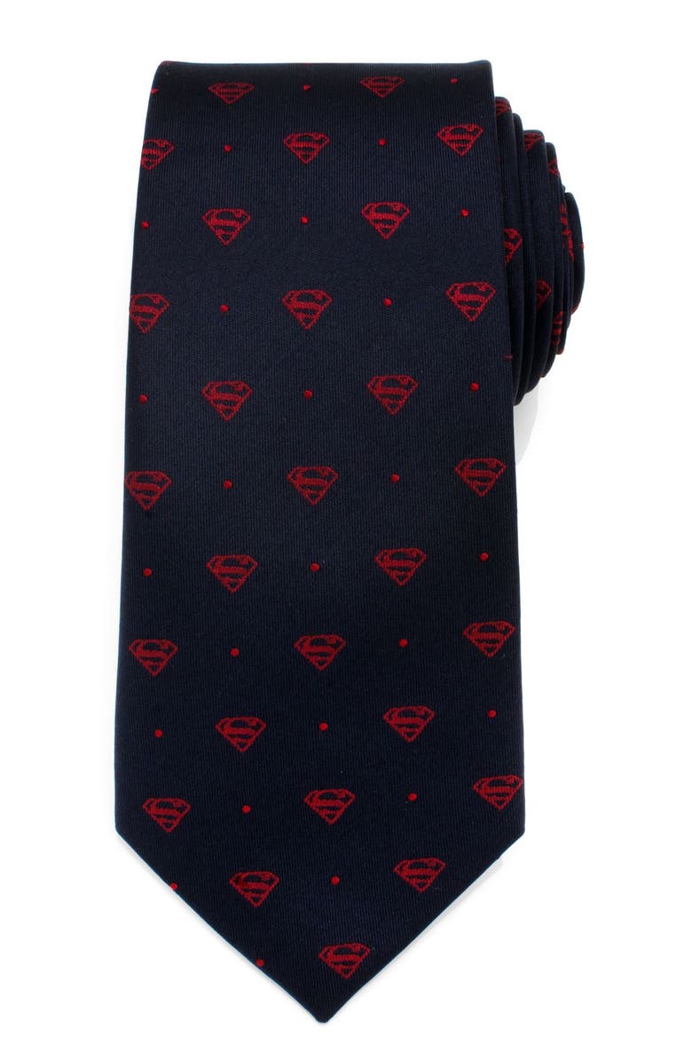 Cufflinks, Inc. 'Superman' Silk Tie, Main, color, Blue