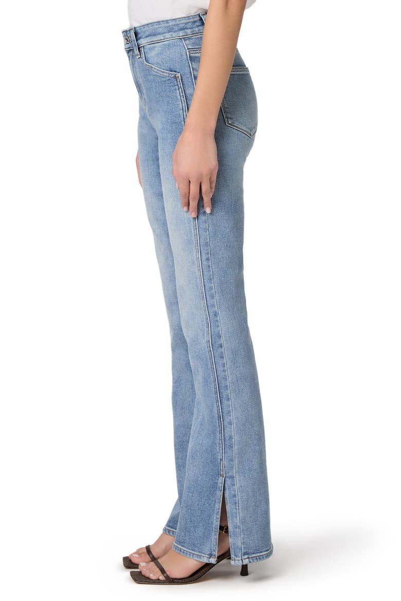 Laurel Canyon High Waist Slit Cuff Bootcut Jeans, Alternate, color, CANALS