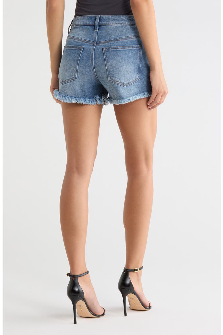 Frayed Hem Cutoff Shorts, Alternate, color, MED LIGHT