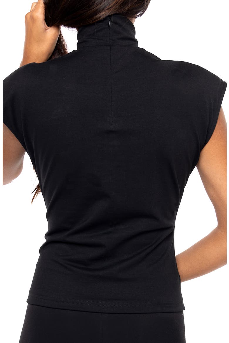 Knit Turtleneck Top, Alternate, color, BLACK