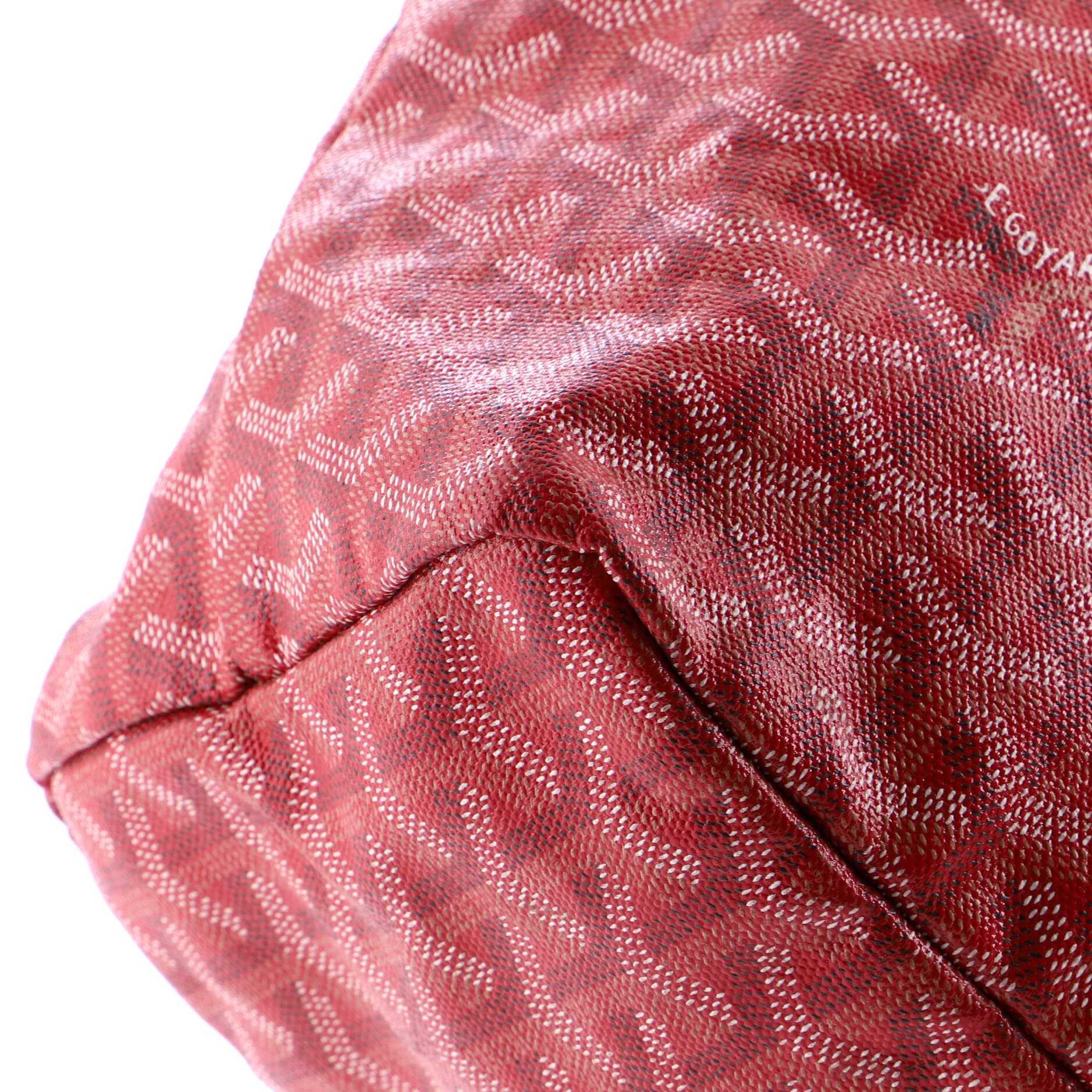 Pre-Owned Goyard Saint Louis Tote Coated Canvas GM, Alternate, color, Red