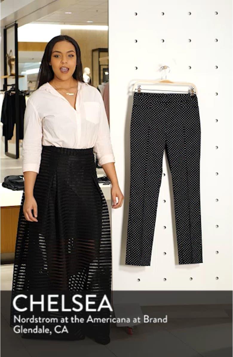 Franca Mini Dot Stretch Cotton Pants, sales video thumbnail