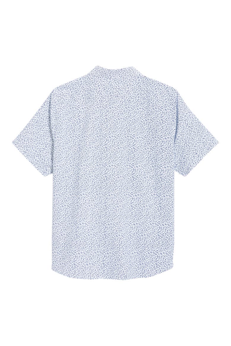 Windward Mineral Short Sleeve Button-Up Shirt, Alternate, color, WHITE/ INDIGO