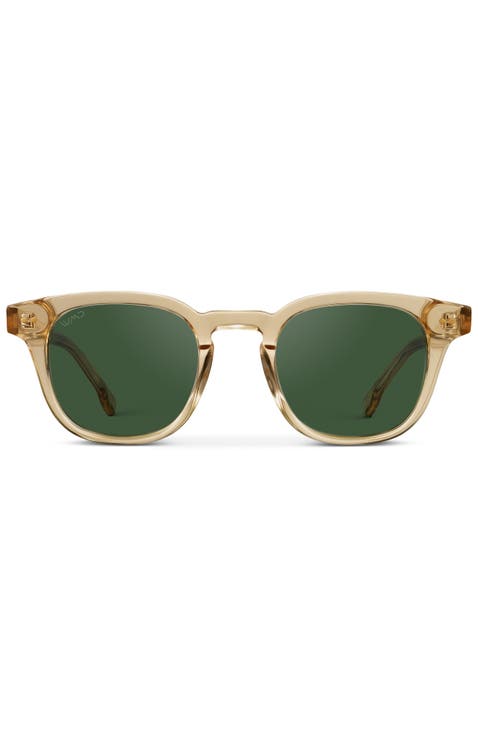 Clark - 46mm Square Polarized Sunglasses