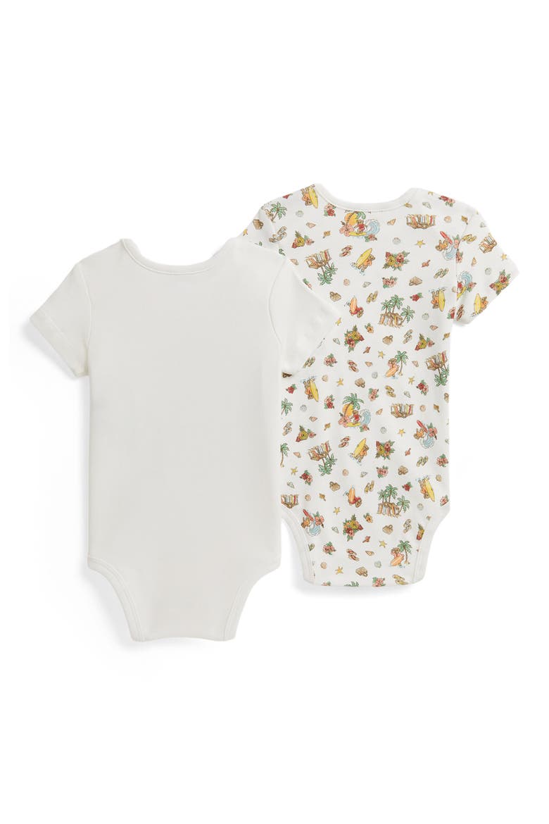 Surf Assorted 2-Pack Bodysuits, Alternate, color, BEARADISE