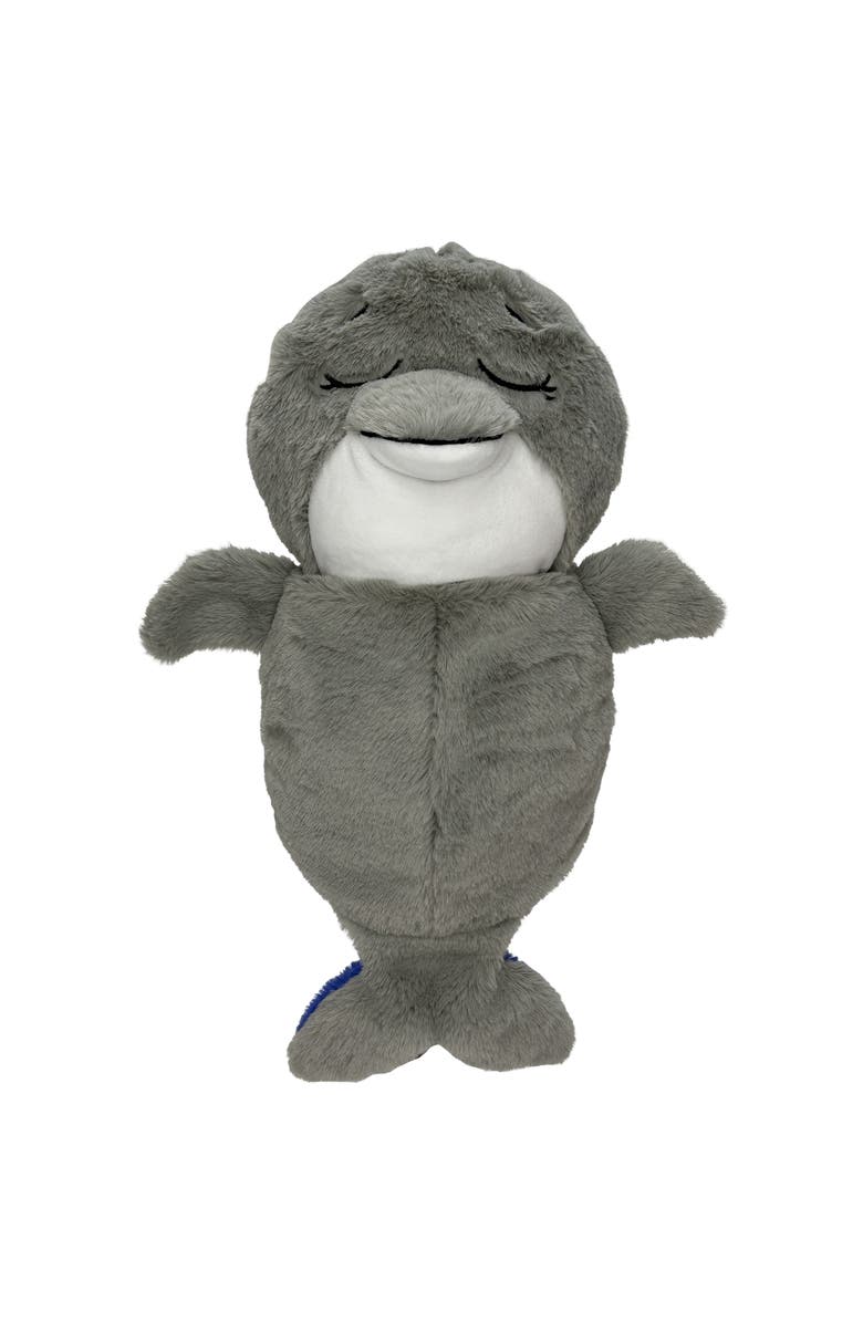 FlipaZoo Upside Down Inside Out Shark To Dolphin 2 In 1 Animal Plush, Alternate, color, Multicolored