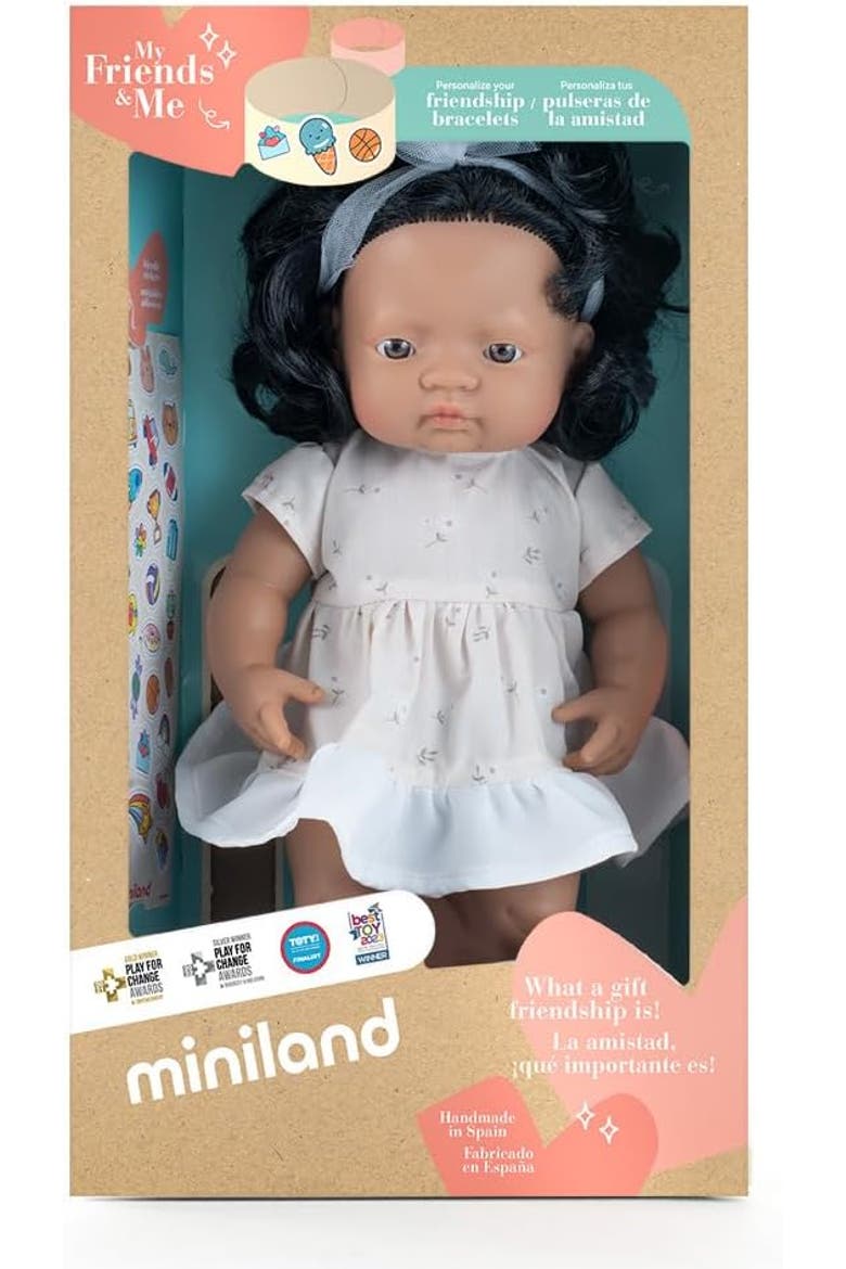 Baby Doll Hispanic Girl 15'' (Box) - My Friends & Me, Alternate, color, Dark Skin