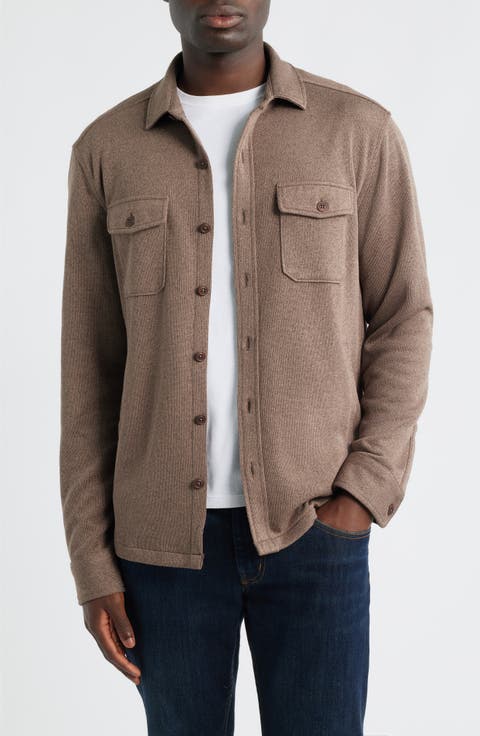 Crown Sweater Fleece Shirt Jacket