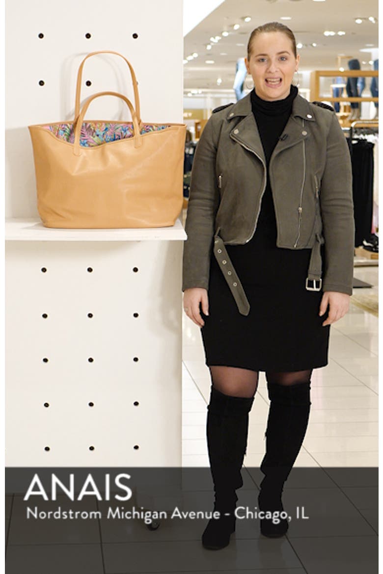 Reversible Vegan Leather Tote video