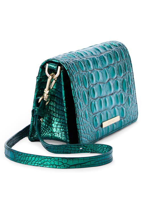 Brahmin Minuette Convertible Leather Crossbody Bag In Green
