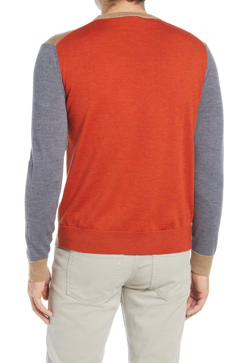 Bugatchi Merino Wool Crewneck Sweater, Alternate, color,