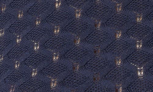 Florence By Mills Sweet As Honeycomb Crop Sweater In Blue