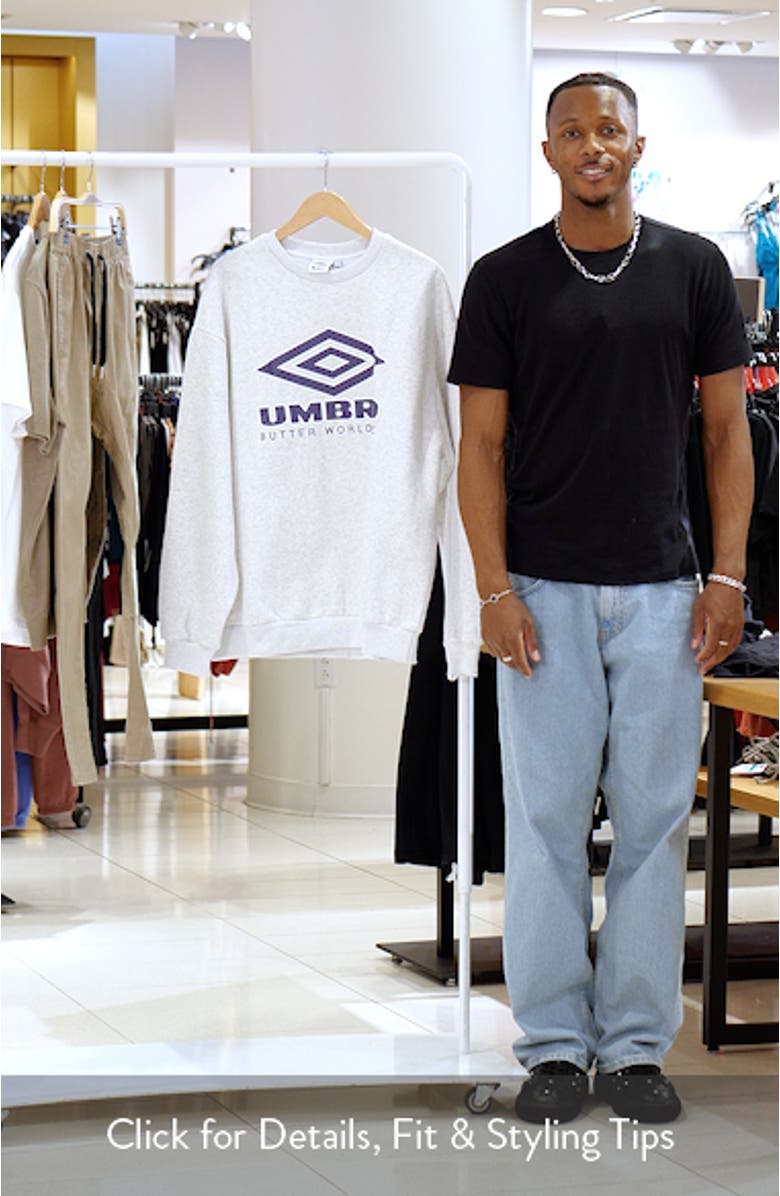 x Umbro Diamond Logo Graphic Sweatshirt, sales video thumbnail