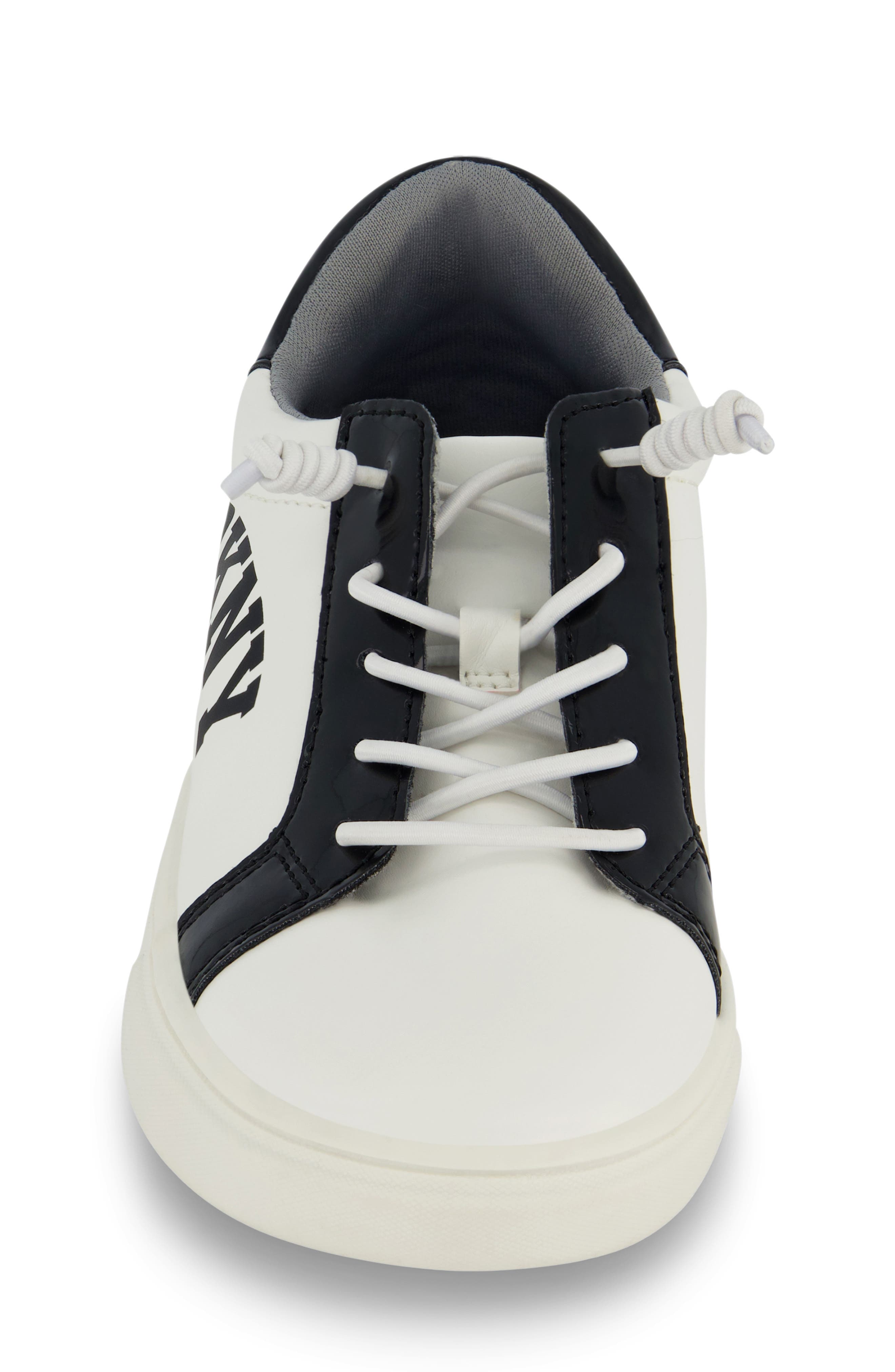 Kids' Celia Gigi Sneaker, Alternate, color, WHITE AND BLACK