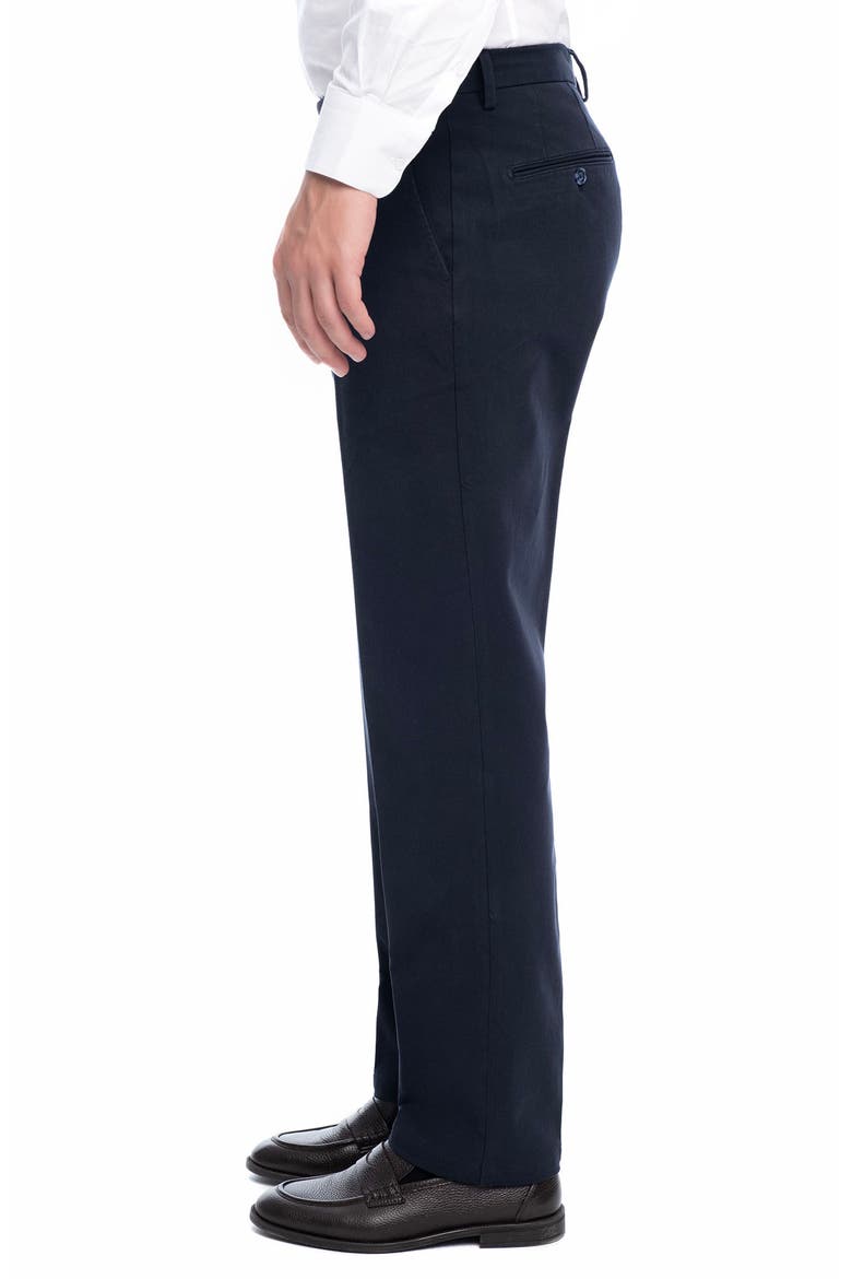 Stretch Cotton Casual Fashion Pants, Alternate, color, NAVY BLUE