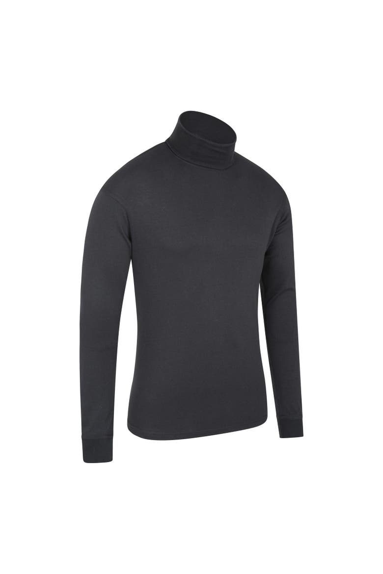 Meribel Cotton Thermal Top, Alternate, color, Black