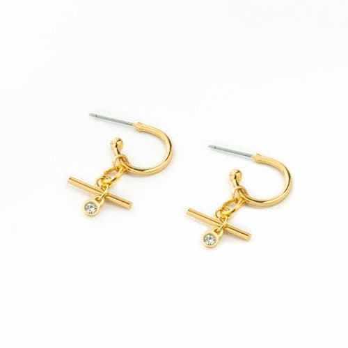 Fosterie White Monstera Earrings In White