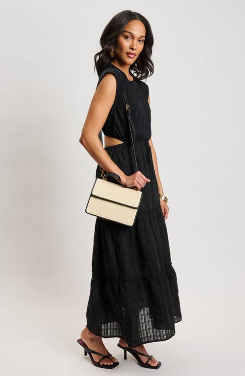 Moda Luxe Ruth Crossbody In Ivory Black