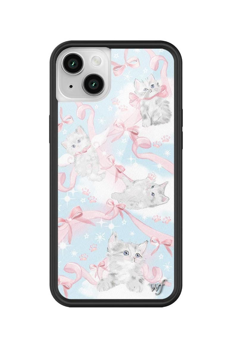Kitten Around iPhone Case, Main, color, Blue