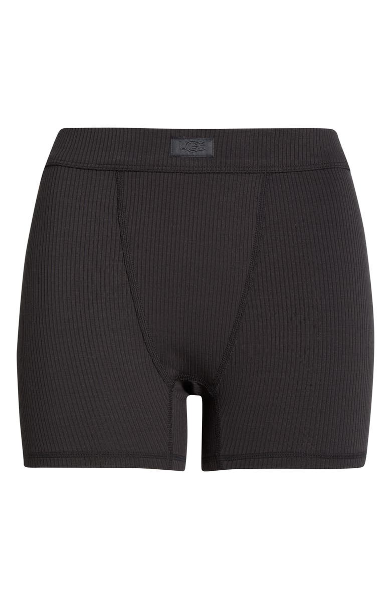 UGG<sup>®</sup> Alexiah Rib Lounge Boy Shorts, Alternate, color, Ink