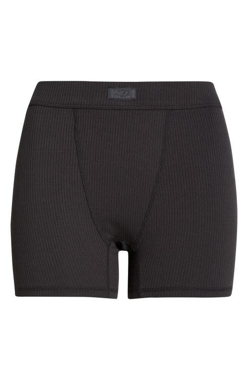 Ugg(r) Alexiah Rib Lounge Boy Shorts In Gray