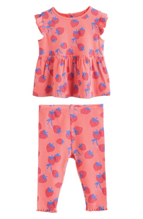 Fruit Print Top & Leggings Set (Baby)