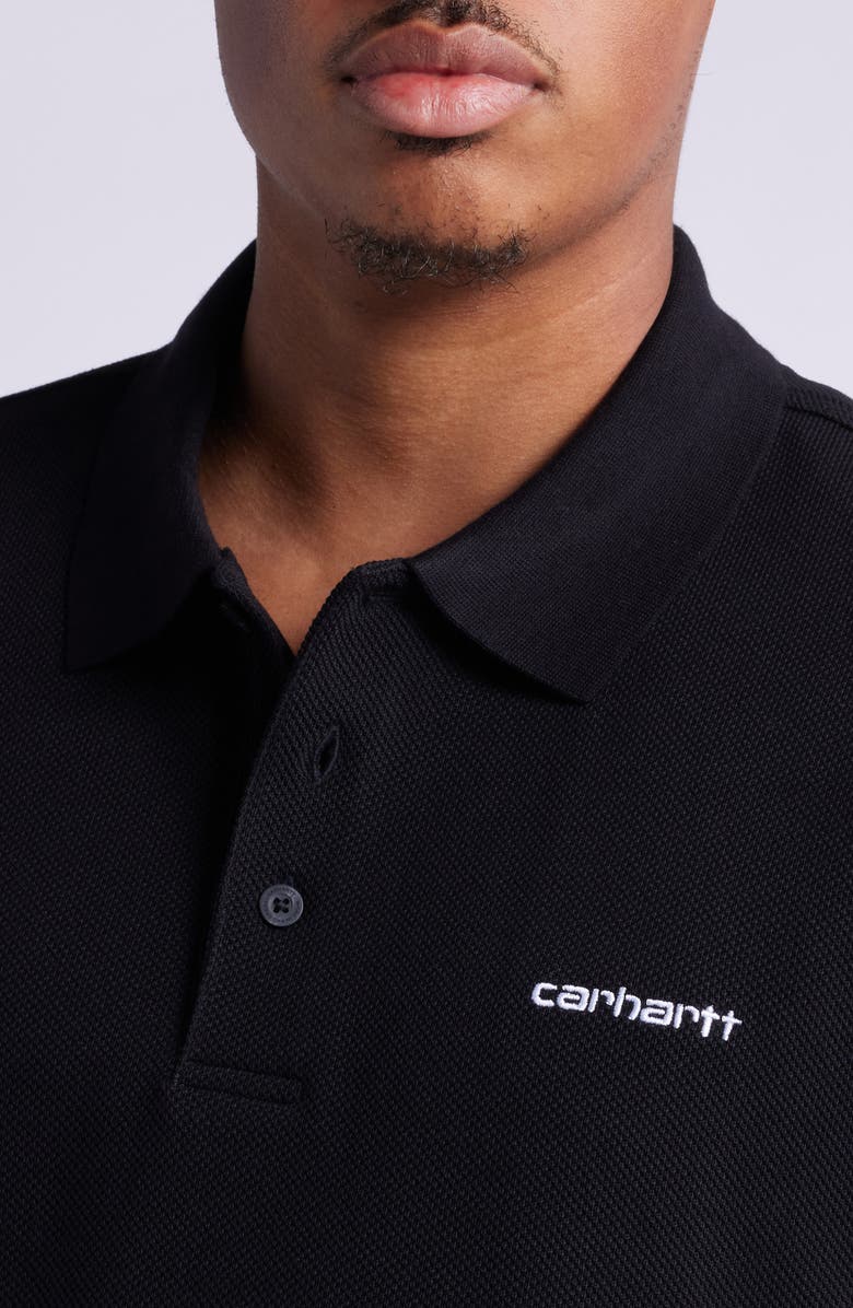 Carhartt Work In Progress Vance Long Sleeve Cotton Piqué Polo Shirt, Alternate, color,