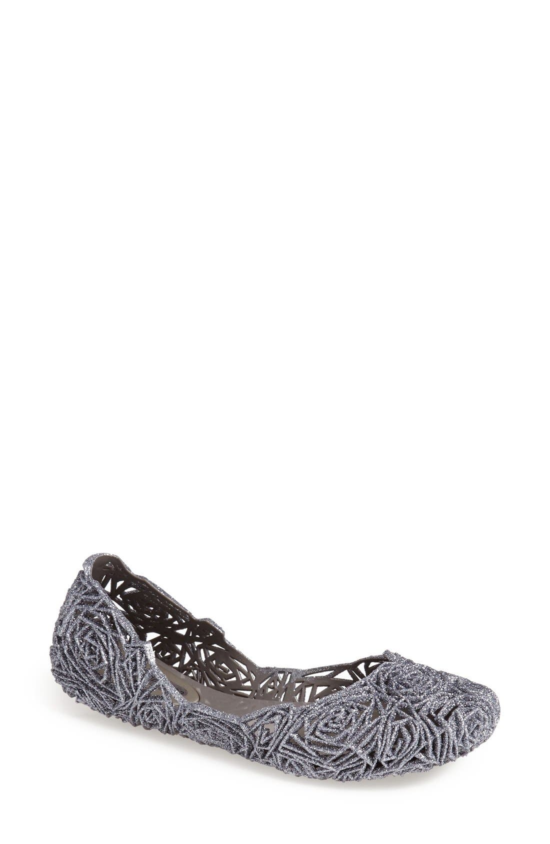 Melissa 'Campana Fitas' Jelly Flat, Main, color, 