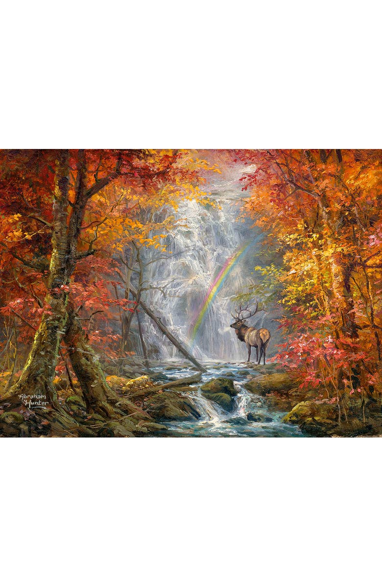 Sunsout Wapiti Falls 500 piece Jigsaw Puzzle for Adults, Alternate, color, Multicolor