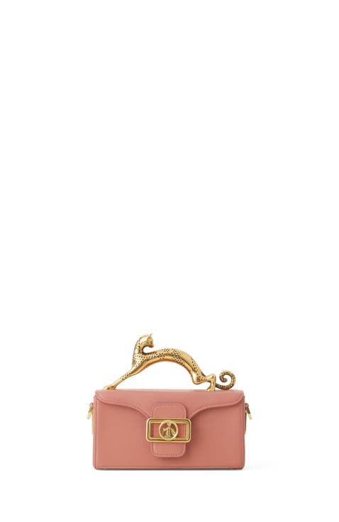 Pencil Cat Nano Bag In Leather