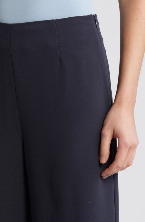 Rue Sophie Ingrid Ankle Wide Leg Pants In Navy