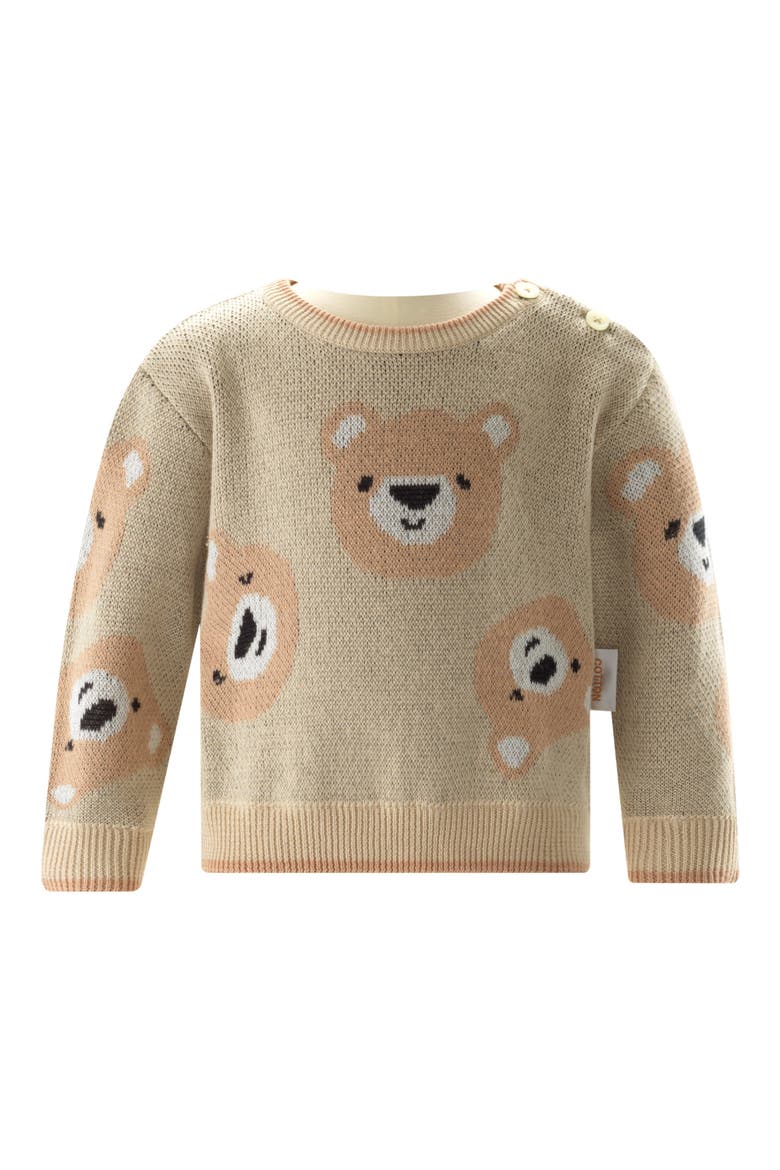 Teddy Knit Sweater & Leggings Set, Alternate, color, Brown